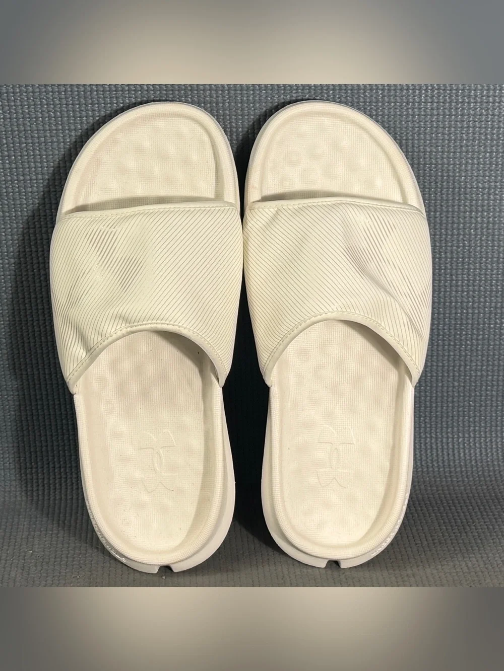 Under Armour Men’s UA FT Sway Slide 'Ivory Fog' Sandals Size 12